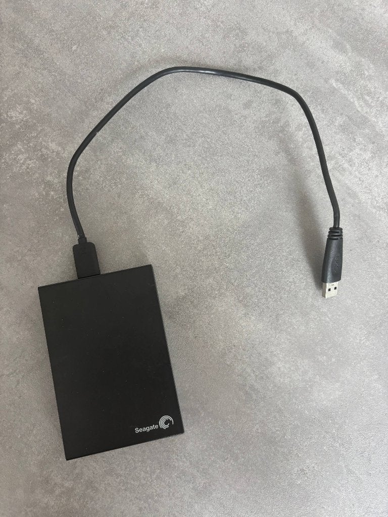 Zwart Seagate Expansion portable drive - harde schrijf 1TB, Ophalen, HDD, Zo goed als nieuw, 1TB