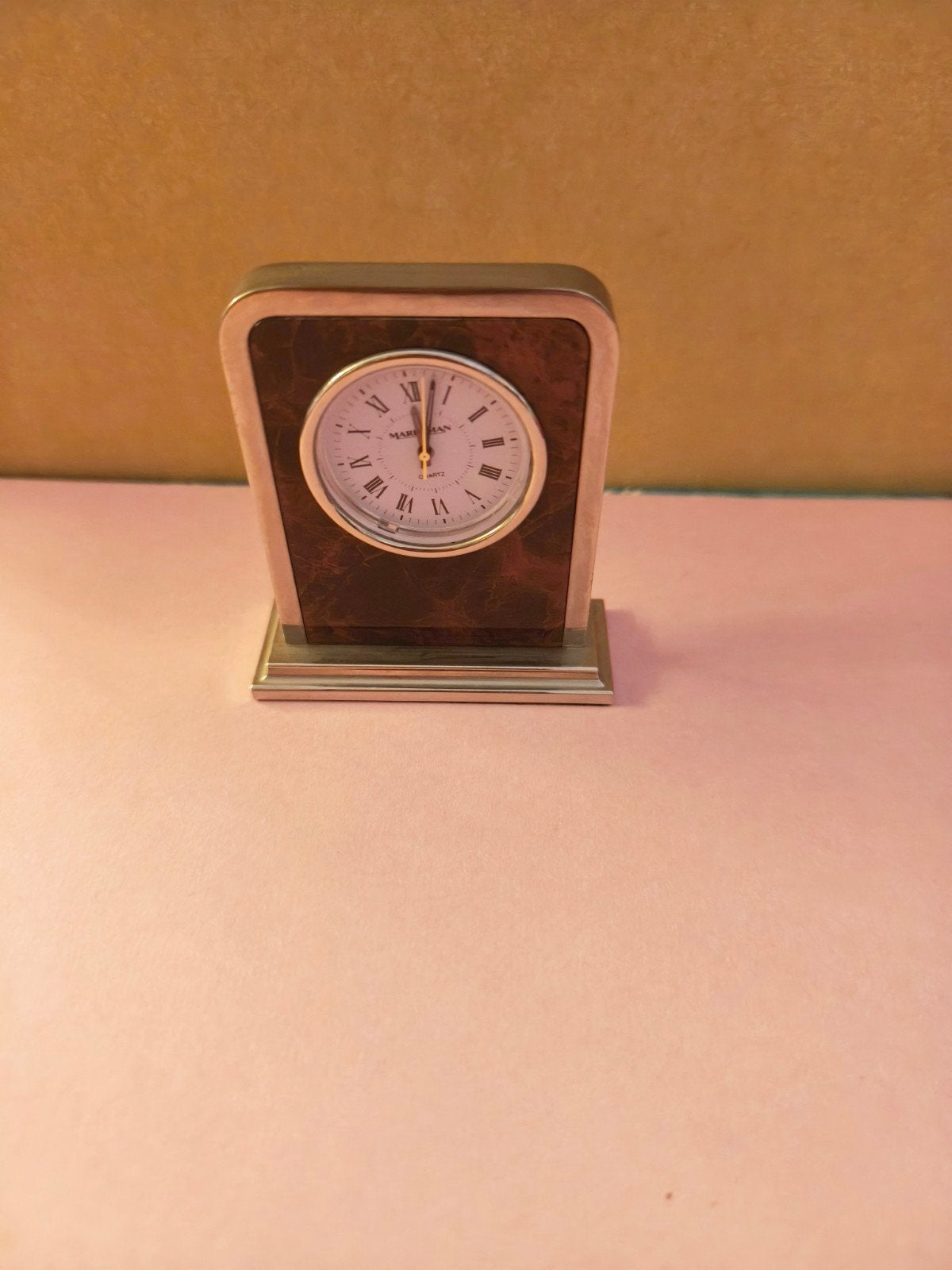 Marksman Klok Quartz - Art Deco/Mid-Century Stijl, Ophalen of Verzenden