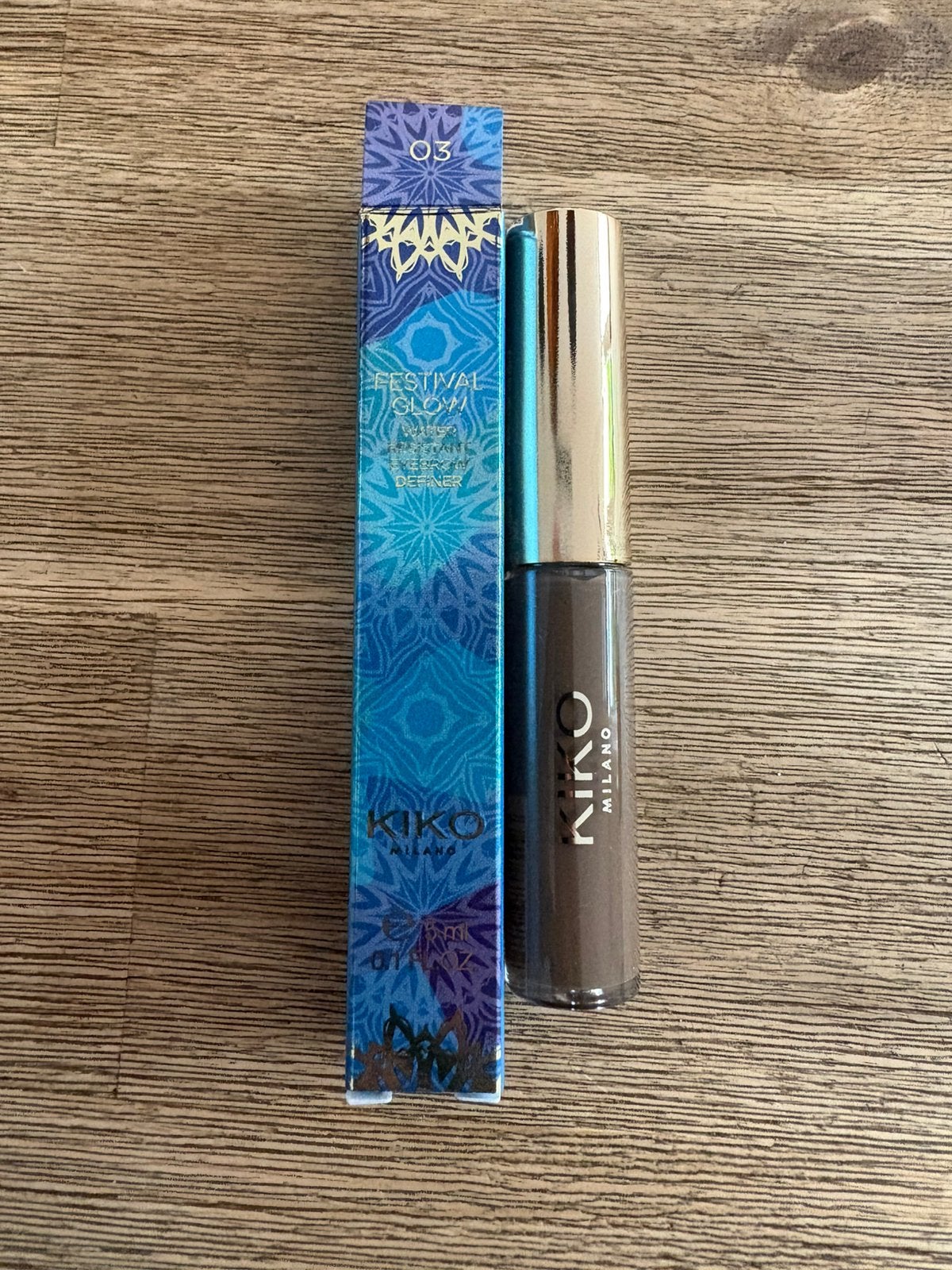 Nieuw! KIKO Milano eyebrow definer - 03 bruin, Ogen, Bruin, Nieuw, Ophalen of Verzenden