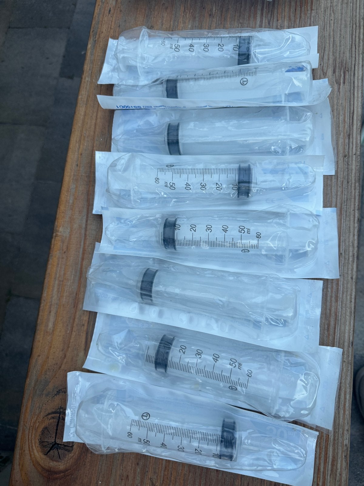 8x injectiespuit 50ml, Ophalen, Nieuw