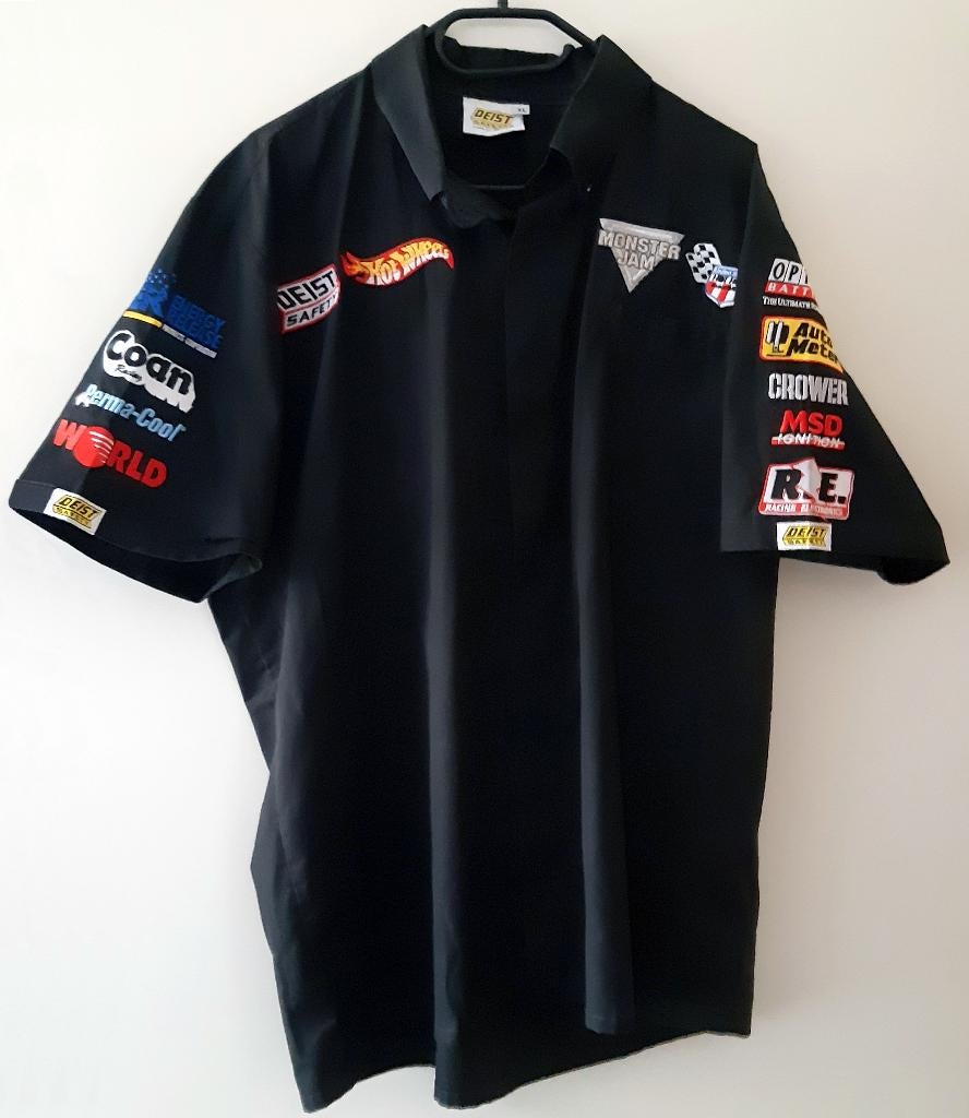 Monster Jam 2006 official drivers shirt - John Seasock, DEIST Safety USA, Zwart, Overige typen, Maat 56/58 (XL)