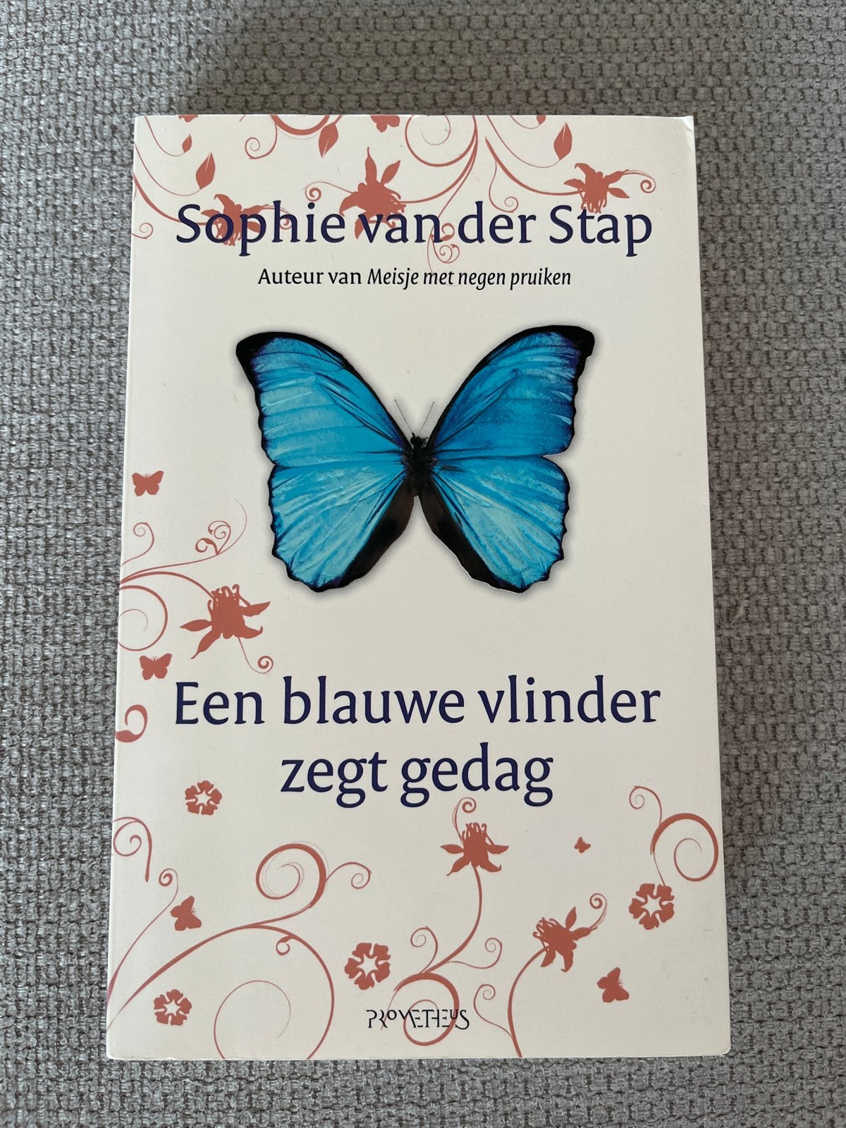 Een blauwe vlinder zegt gedag - Sophie van der Stap, Ophalen of Verzenden, Zo goed als nieuw, Nederland
