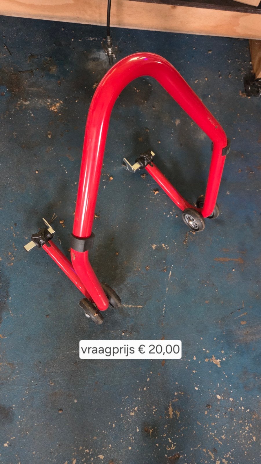 Rode motorfiets standaard, Motoren, Accessoires | Overige, Gebruikt, Ophalen of Verzenden