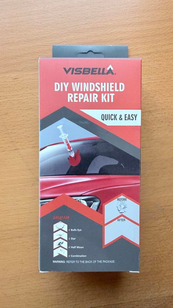 DIY Voorruit Reparatie Kit - Sterretje & Barst, Ophalen of Verzenden, Nieuw, Universele onderdelen