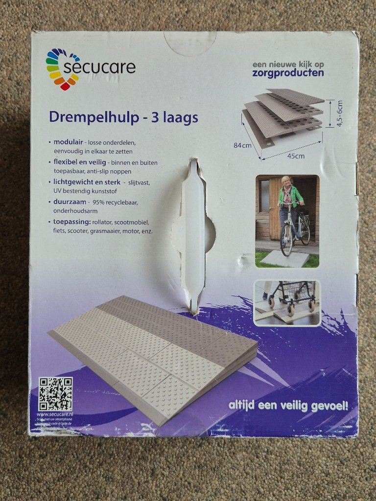 secucare drempelhulp 3-laags NEW, Diversen, Verpleegmiddelen, Ophalen of Verzenden, Nieuw