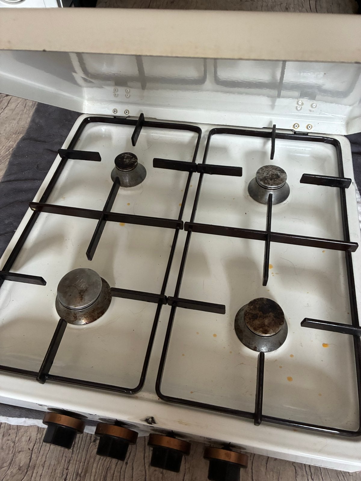 Etna gasfornuis met 4 kookzones - Gebruikt, Witgoed en Apparatuur, Fornuizen, Ophalen, Gebruikt, Minder dan 85 cm, 4 kookzones