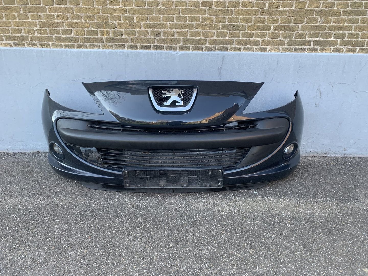 voorbumper peugeot 206 plus / 206+ 2008 tot 2013 donkergrijs, Gebruikt, -, Voor, -