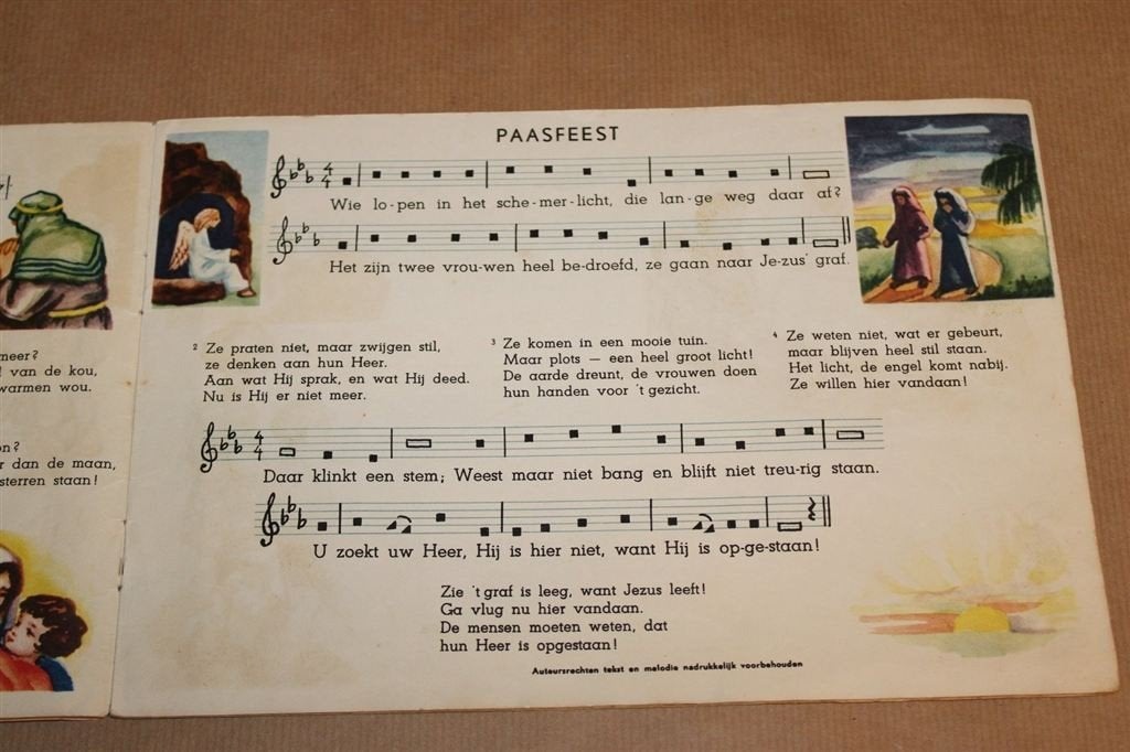 Klokje Klinkt — Christelijke Kinderliedjes, Vintage ca 1950, Ophalen of Verzenden, Gelezen, Artiest