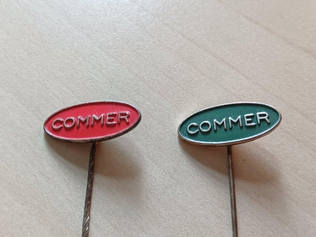 2x COMMER vrachtwagen spelden, Verzenden, Gebruikt, Merk, Speldje of Pin