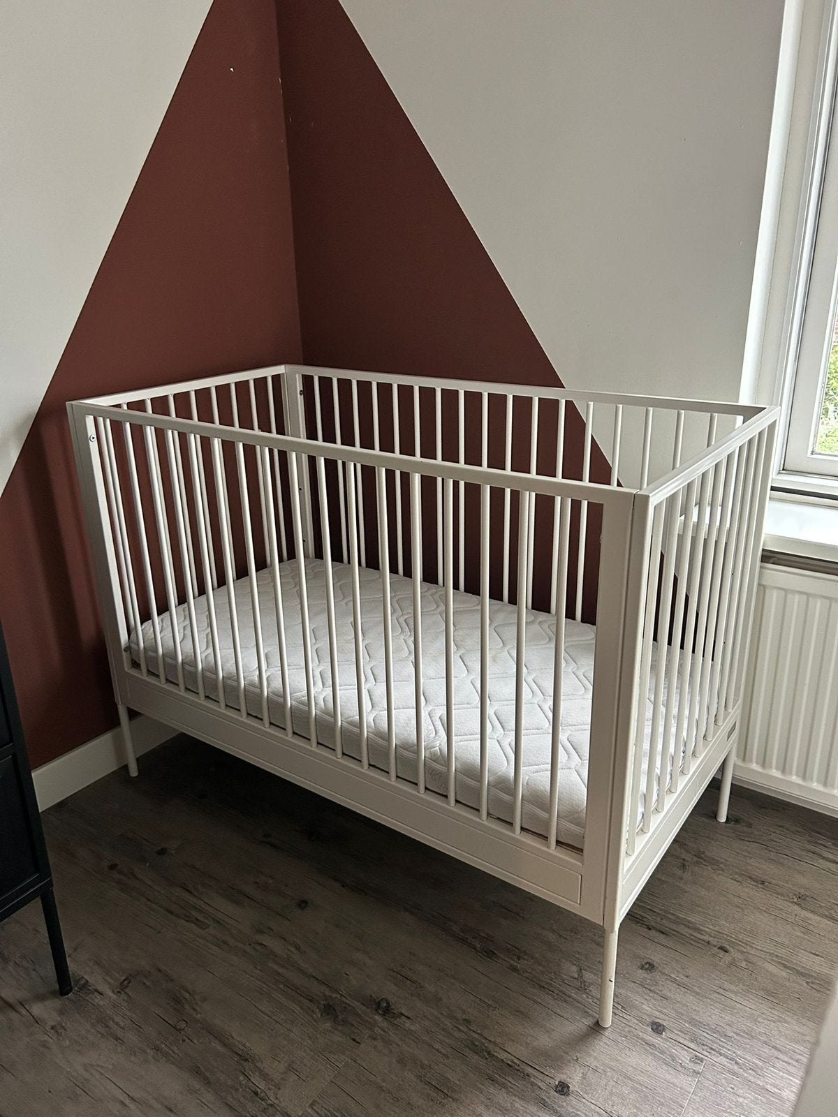 Coming kids, Bliss bed ledikant metalen wit, Ophalen, Zo goed als nieuw, Ledikant