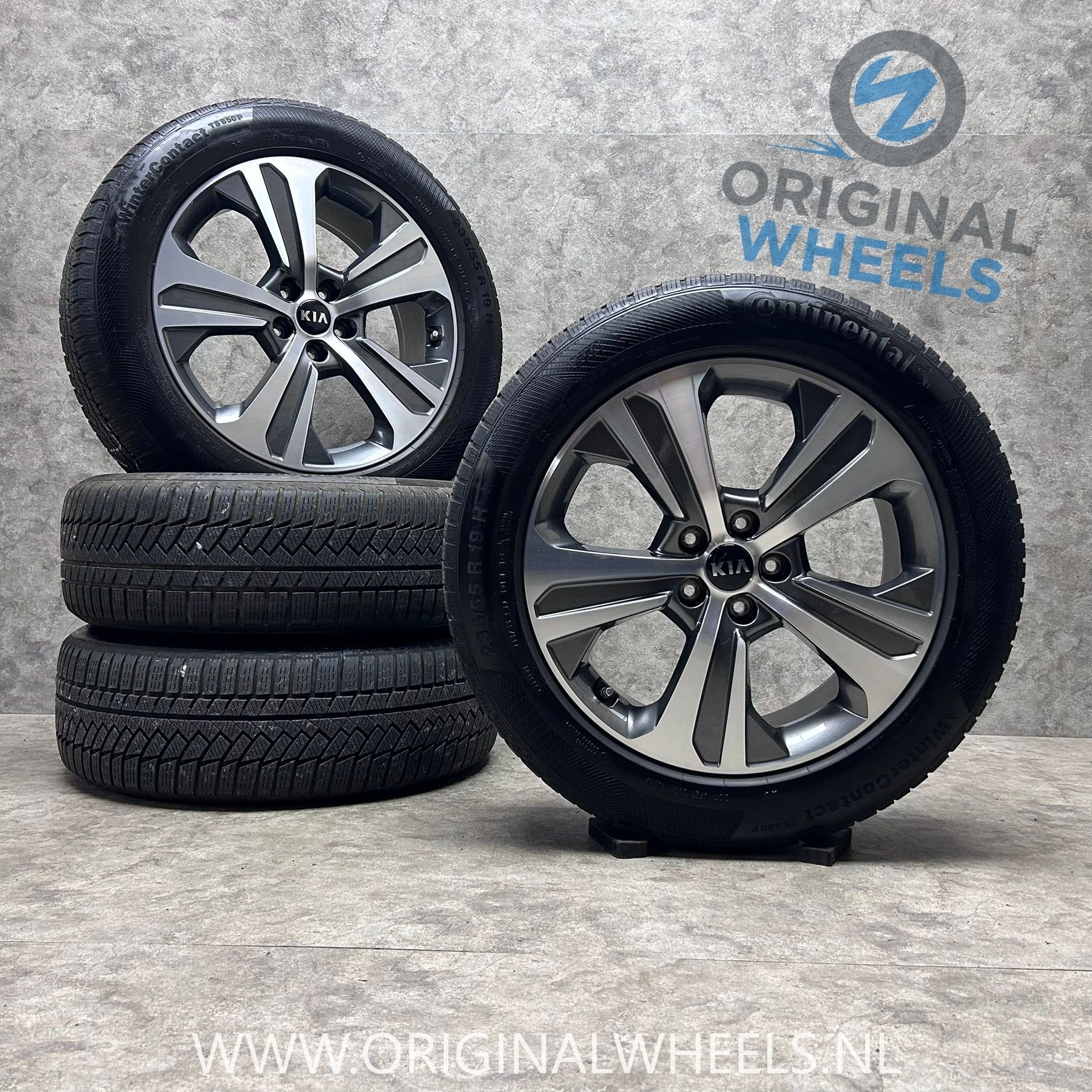 19 inch originele velgen + winterbanen Kia Sorento, 19 inch, Gebruikt, -, -