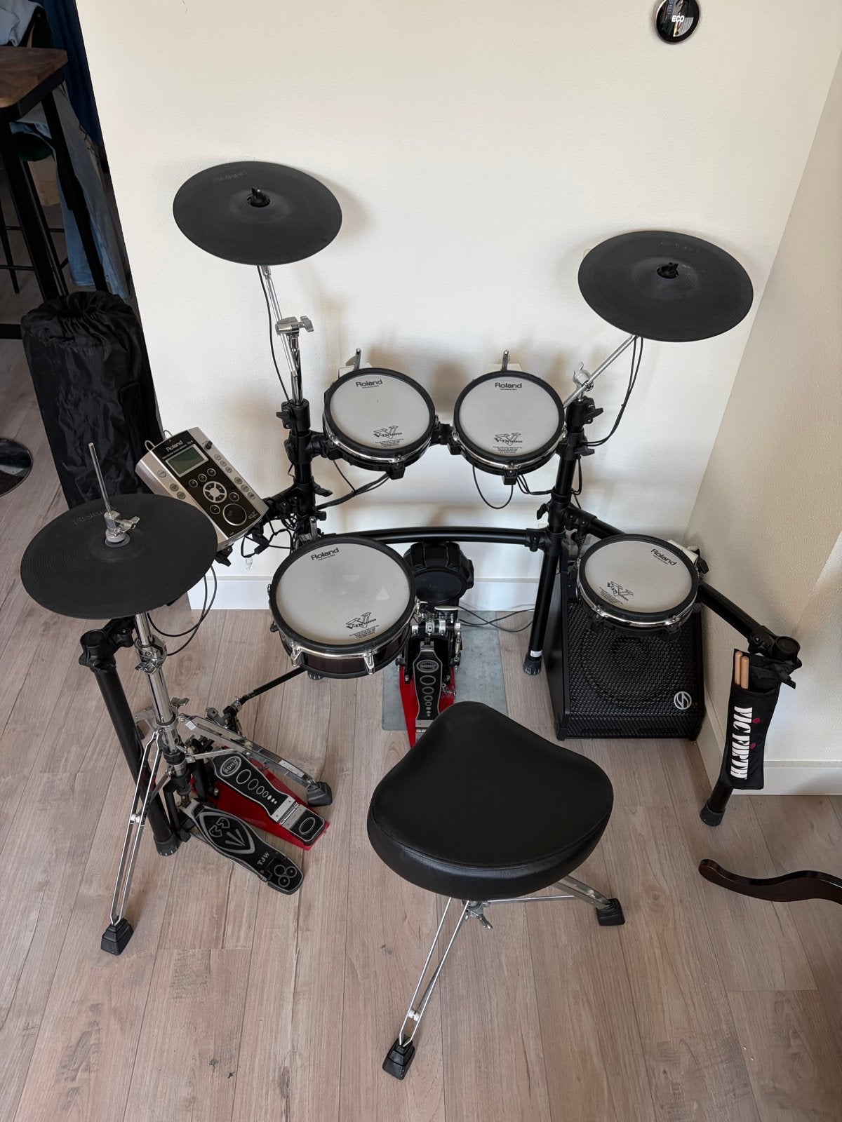 Roland TD-9 V-Drums Elektronisch Drumstel met Accessoires, Ophalen, Zo goed als nieuw, Roland, Elektronisch
