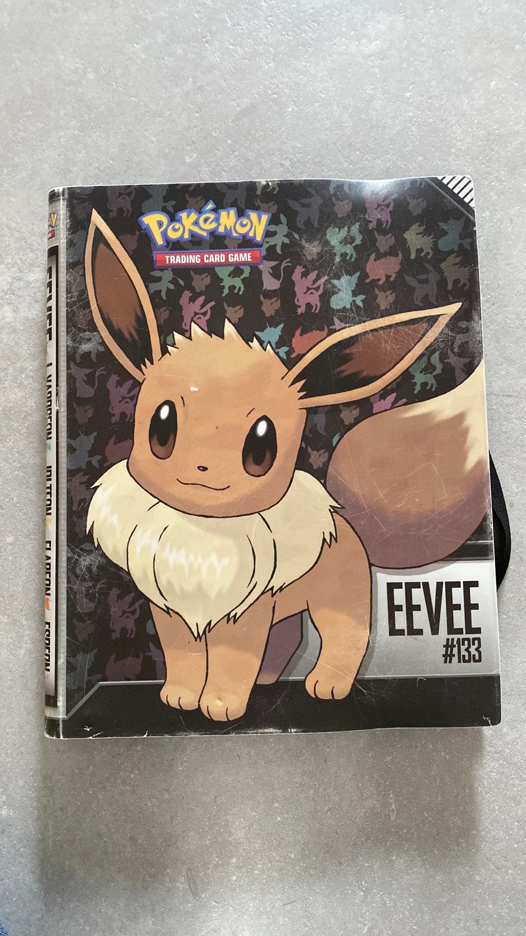 Pokemon eevee map binder 9 ultra pro eevelution, Ophalen of Verzenden, Gebruikt, Boek of Catalogus
