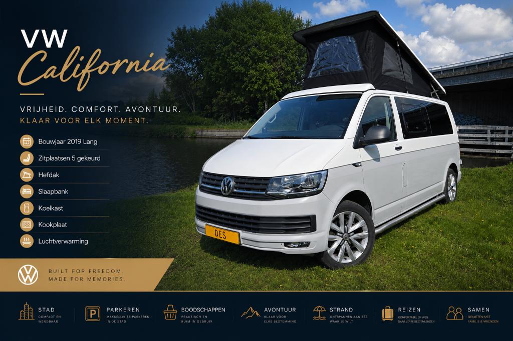⚡⚡Transporter T6 Camper L2 Lang|5-persoons | Niuwe inbouw, Caravans en Kamperen, Campers, Particulier, tot en met 4, Buscamper of Camperbus
