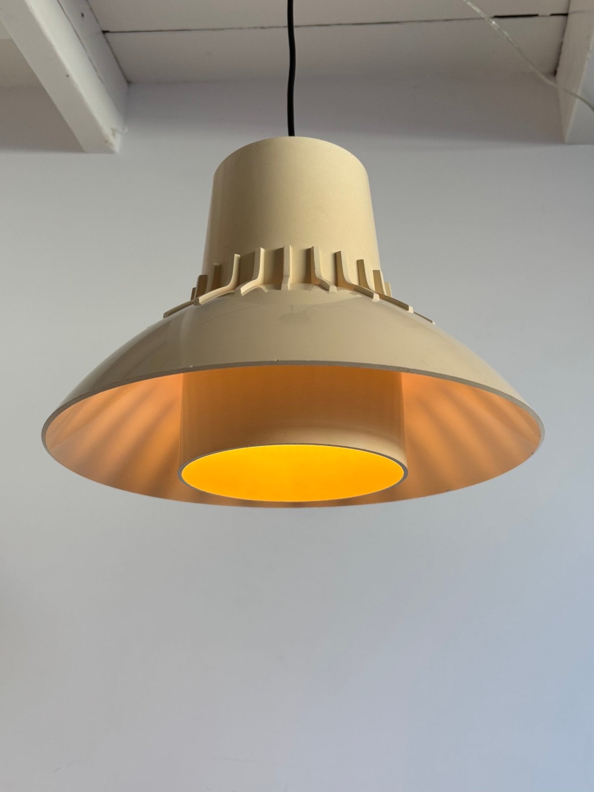 Vintage hanglamp, Sven Middelboe, Nordisk Solar Compagni, Kunststof, Gebruikt, -, -