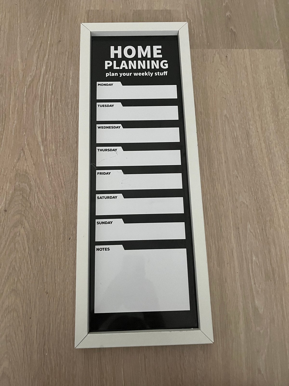 Home Planning weekplanner - Magneetbord. Nu 4,-, Ophalen of Verzenden, Zo goed als nieuw, Magneetbord