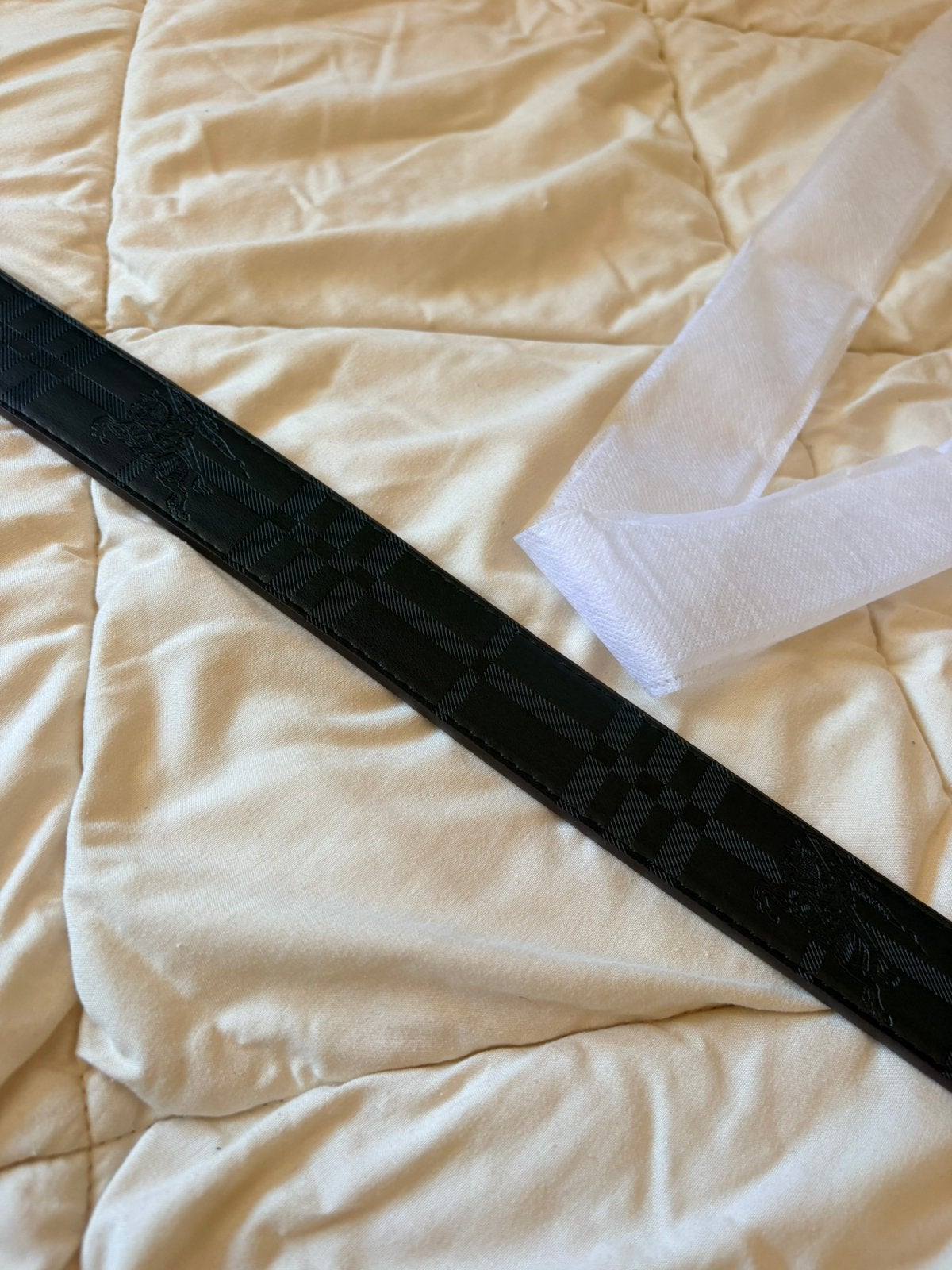 Burberry Riem 105 cm, Bruin, Verzenden, 105 tot 115 cm, Zo goed als nieuw
