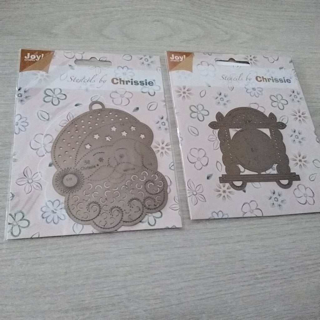 Stencils  by Chrissie, Ophalen of Verzenden, Gebruikt, Knutselmateriaal, Overige merken
