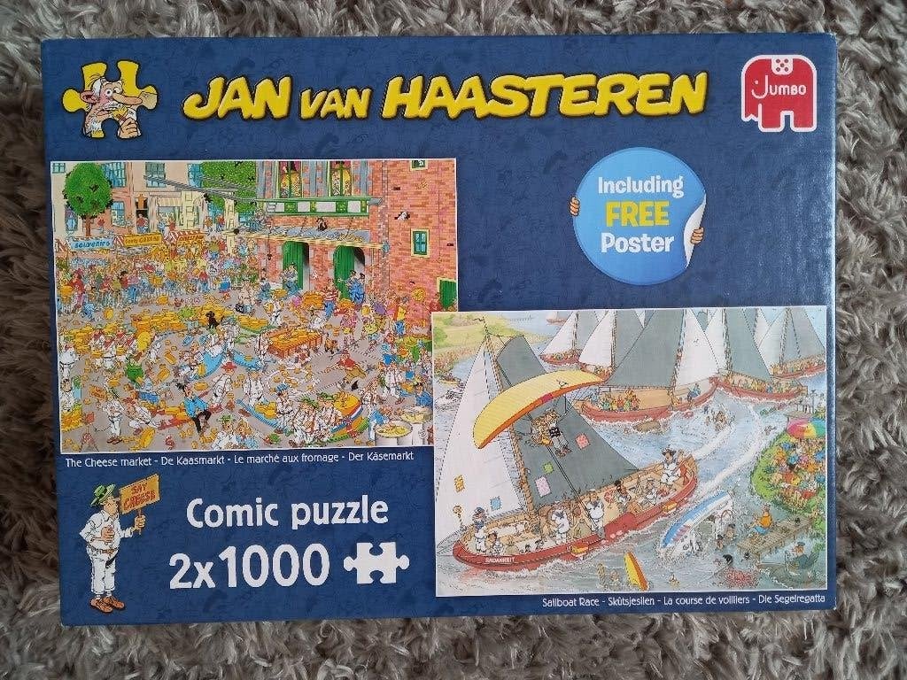 Jan van Haasteren puzzel, Hobby en Vrije tijd, Ophalen, 500 t/m 1500 stukjes, Zo goed als nieuw, Legpuzzel