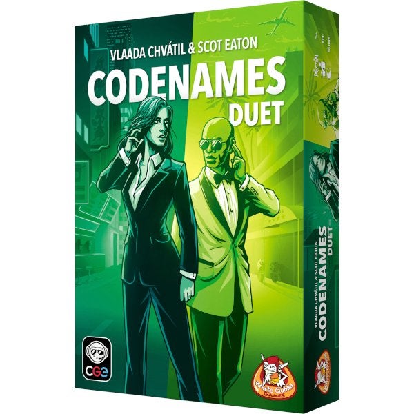 Codenames Duet Nieuw Artwork White Goblin Games Partyspel, White Goblin Games, White Goblin Games, White Goblin Games, Nieuw