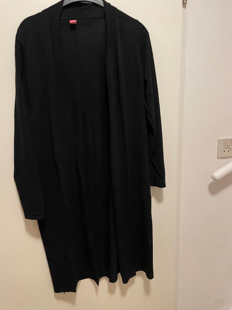 Kyra & Ko zwart lang zomervest maat L, Zwart, Maat 42/44 (L), Ophalen of Verzenden, Zo goed als nieuw