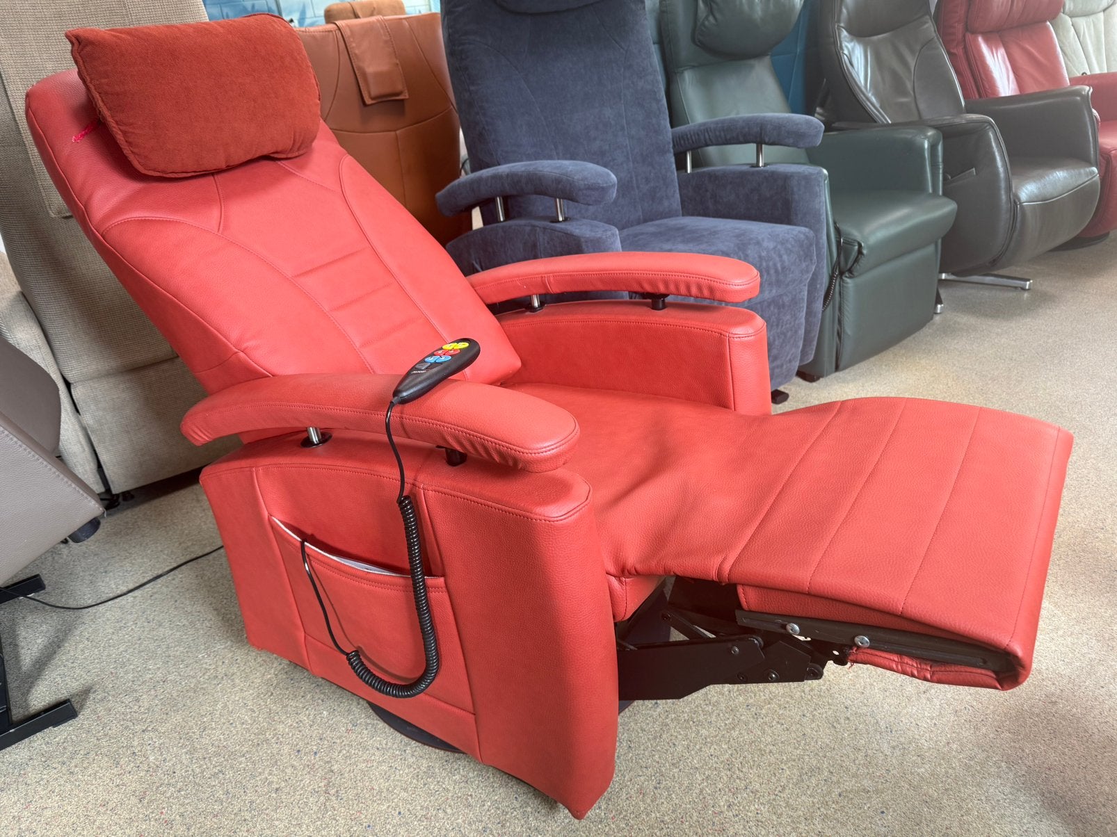 Fitform sta op relax stoel draaibaar gratis bezorging, Verzenden, Zo goed als nieuw, Leer, Ruim 100 modellen Met  garantie