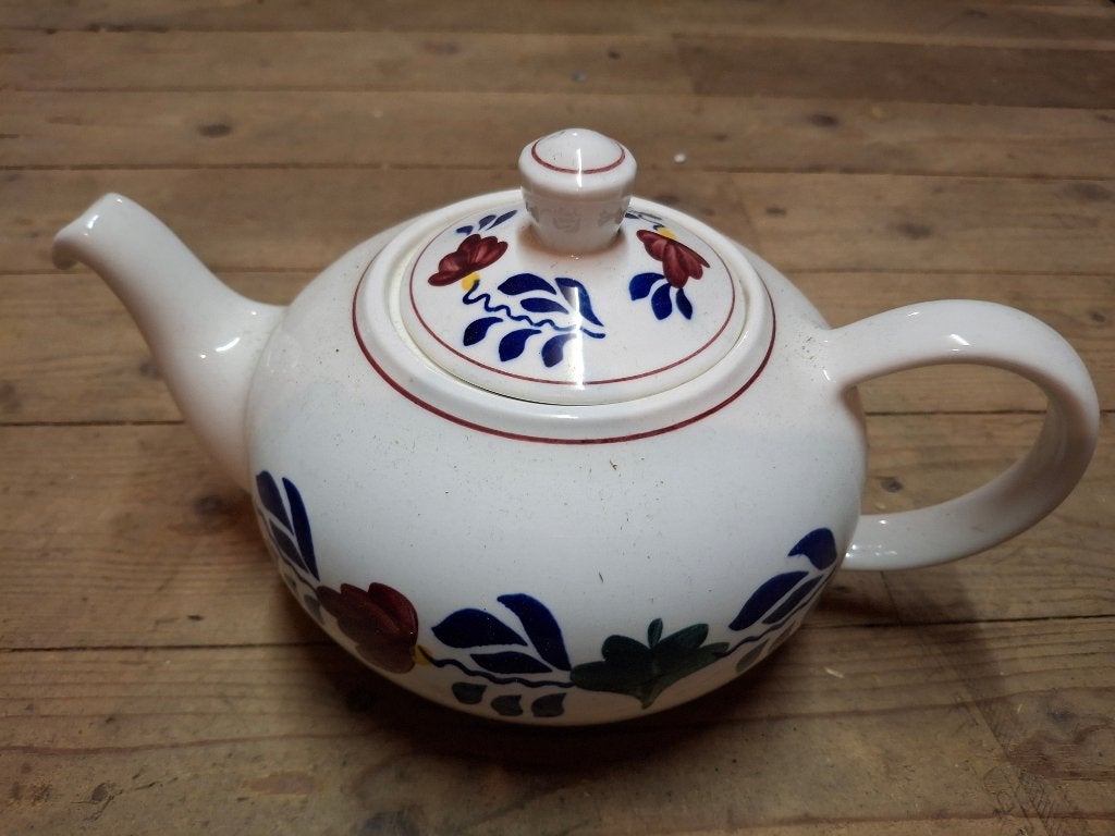 boerenbont theepot, Overige typen, Ophalen of Verzenden, Zo goed als nieuw, Aardewerk