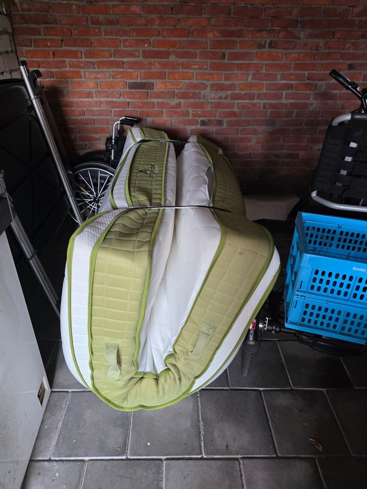 matras - 180x200, Gebruikt, Eenpersoons, Ophalen of Verzenden, Overige maten