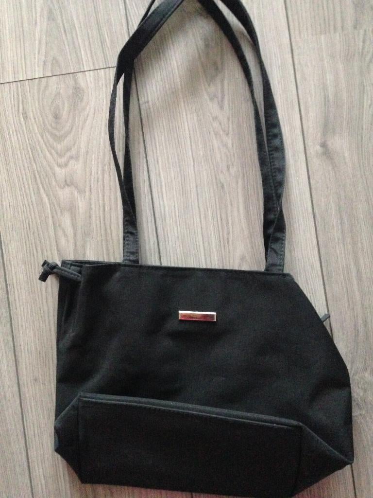 Handtas zwart, Sieraden, Tassen en Uiterlijk, Tassen | Damestassen, Ophalen of Verzenden, Gebruikt, Zwart, Handtas