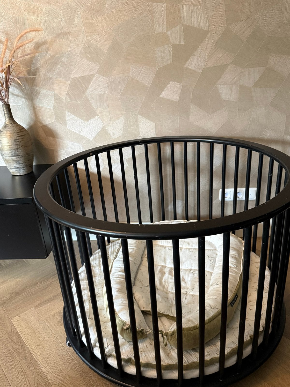 Bopita Box Rondo Mat Zwart, Kinderen en Baby's, Boxen, Ophalen, Gebruikt, Rond, In hoogte verstelbaar