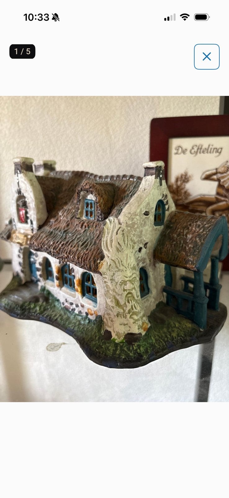 Efteling miniatuur Wolf & zeven geitjes, Verzamelen, Ophalen of Verzenden, Zo goed als nieuw, Beeldje of Poppetje