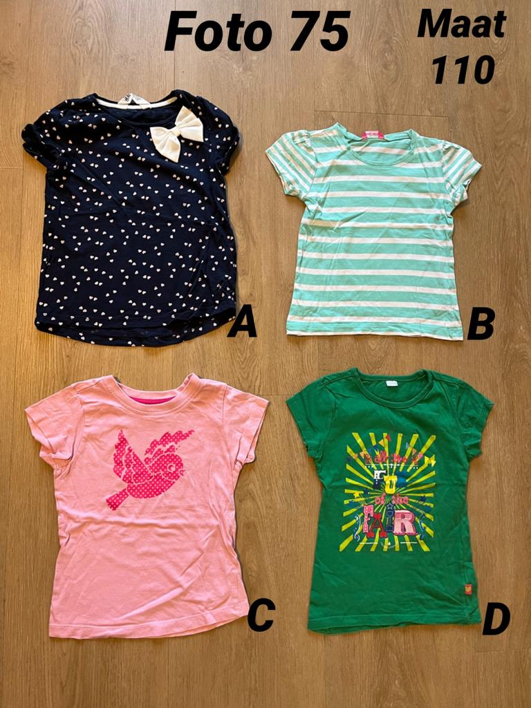 Shirt meisje maat 110 zgan *foto 75*, Kinderen en Baby's, Kinderkleding | Maat 110, Ophalen of Verzenden, Zo goed als nieuw, Meisje