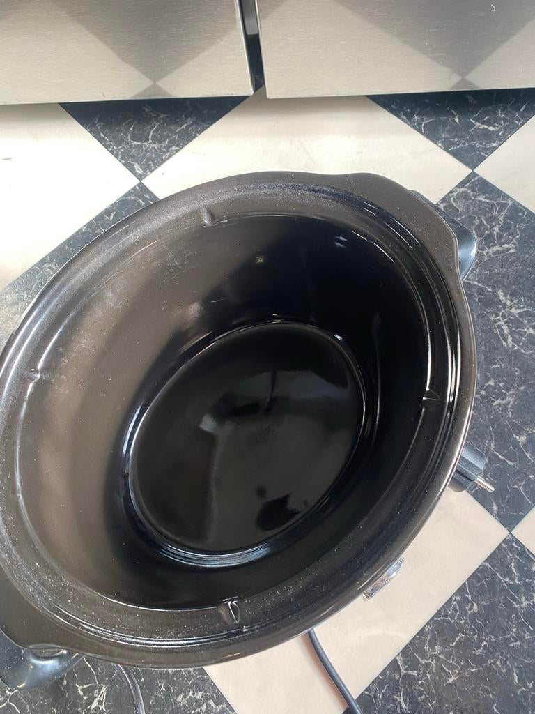 Crockpot Slowcooker Rood - 3.5l, Ophalen of Verzenden, Vaatwasmachinebestendig, Zo goed als nieuw