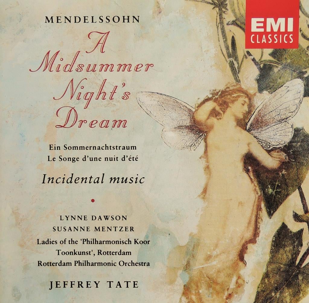 A Midsummer Night's Dream/ Mendelssohn - Rotterdams PO/ Tate, Cd's en Dvd's, Met libretto, Ophalen of Verzenden, Zo goed als nieuw