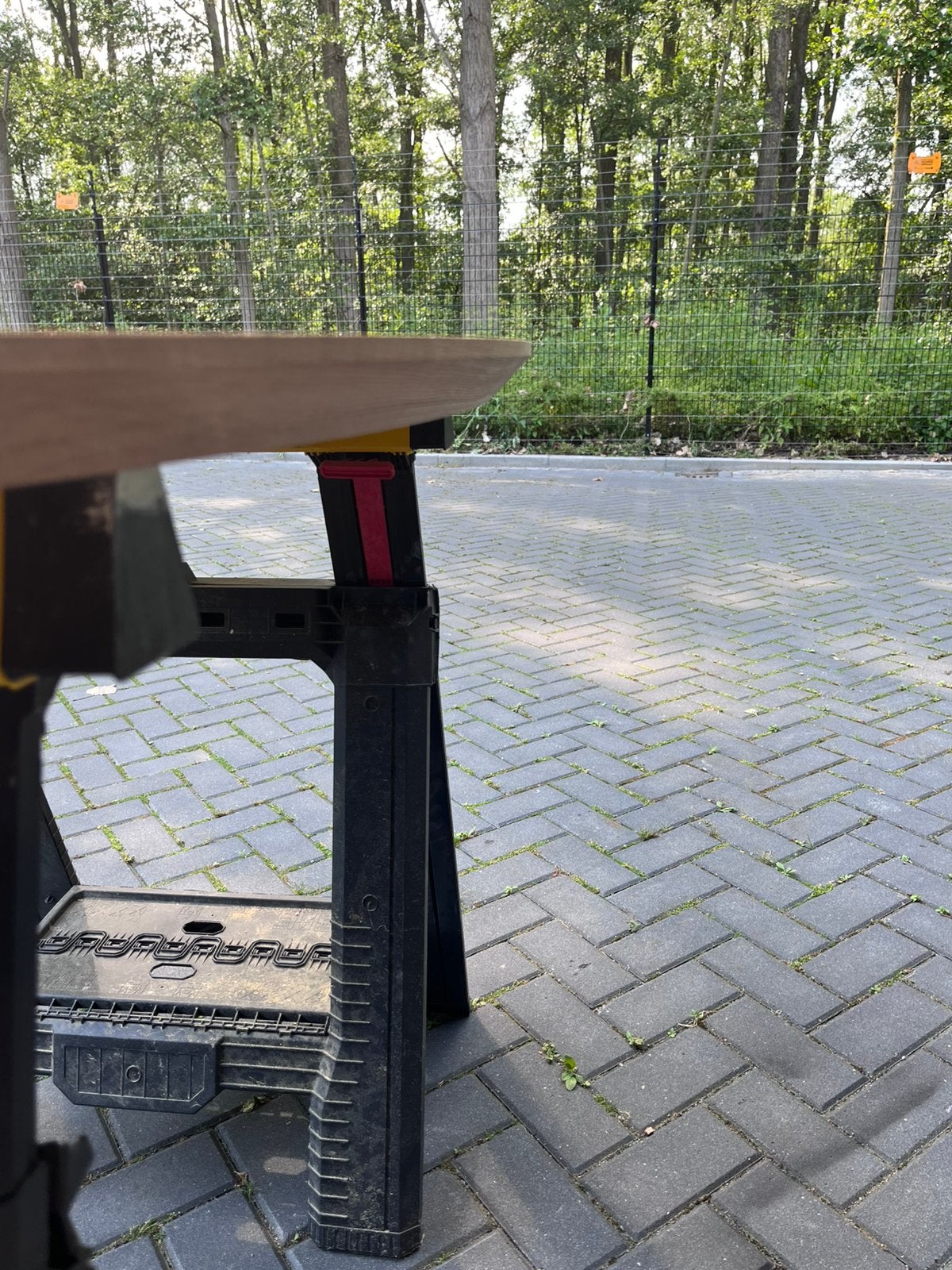 Organische eettafel Kiezel 160x90x3 verjongd eiken rustiek, Huis en Inrichting, Tafels | Eettafels, Ophalen, Eikenhout, Nieuw