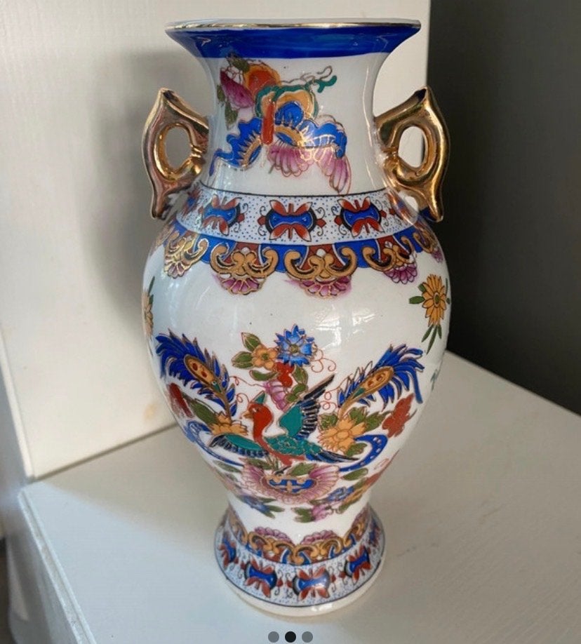 Prachtige Chinese vaas met kleurrijke decoratie, Ophalen of Verzenden