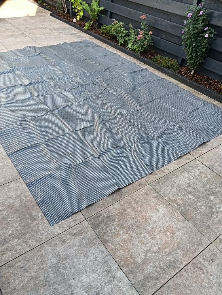 Camping tapijt vloerkleed  gebruikt 3 stuks, Caravans en Kamperen, Kampeeraccessoires, Ophalen