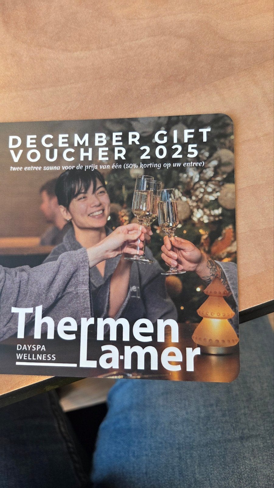 voucher thermen la mer 2 voor 1, Tickets en Kaartjes, Twee personen, Cadeaubon, Spa of Sauna