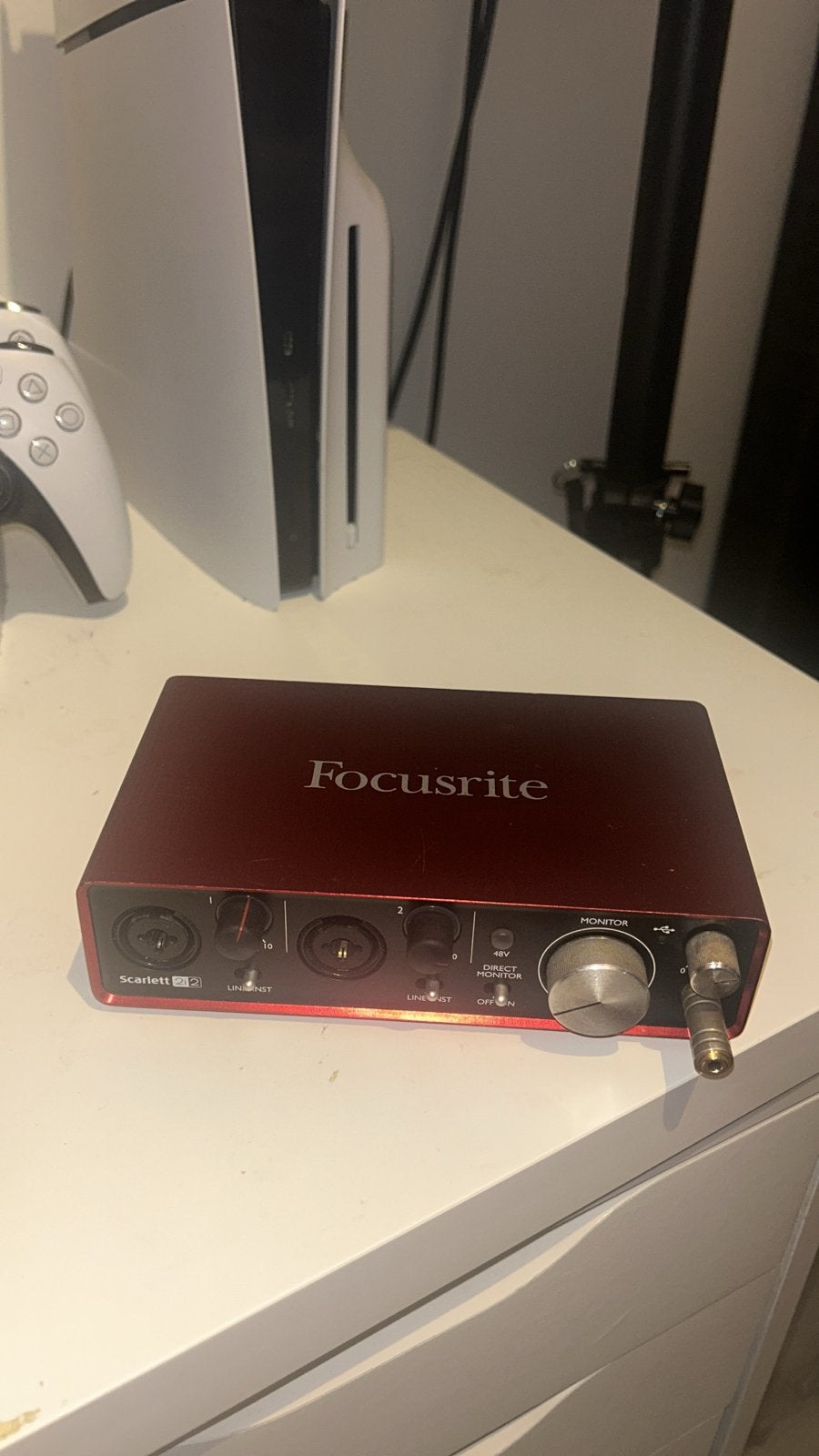 Focusrite Scarlett 2i2 Audio Interface, Ophalen of Verzenden, Gebruikt