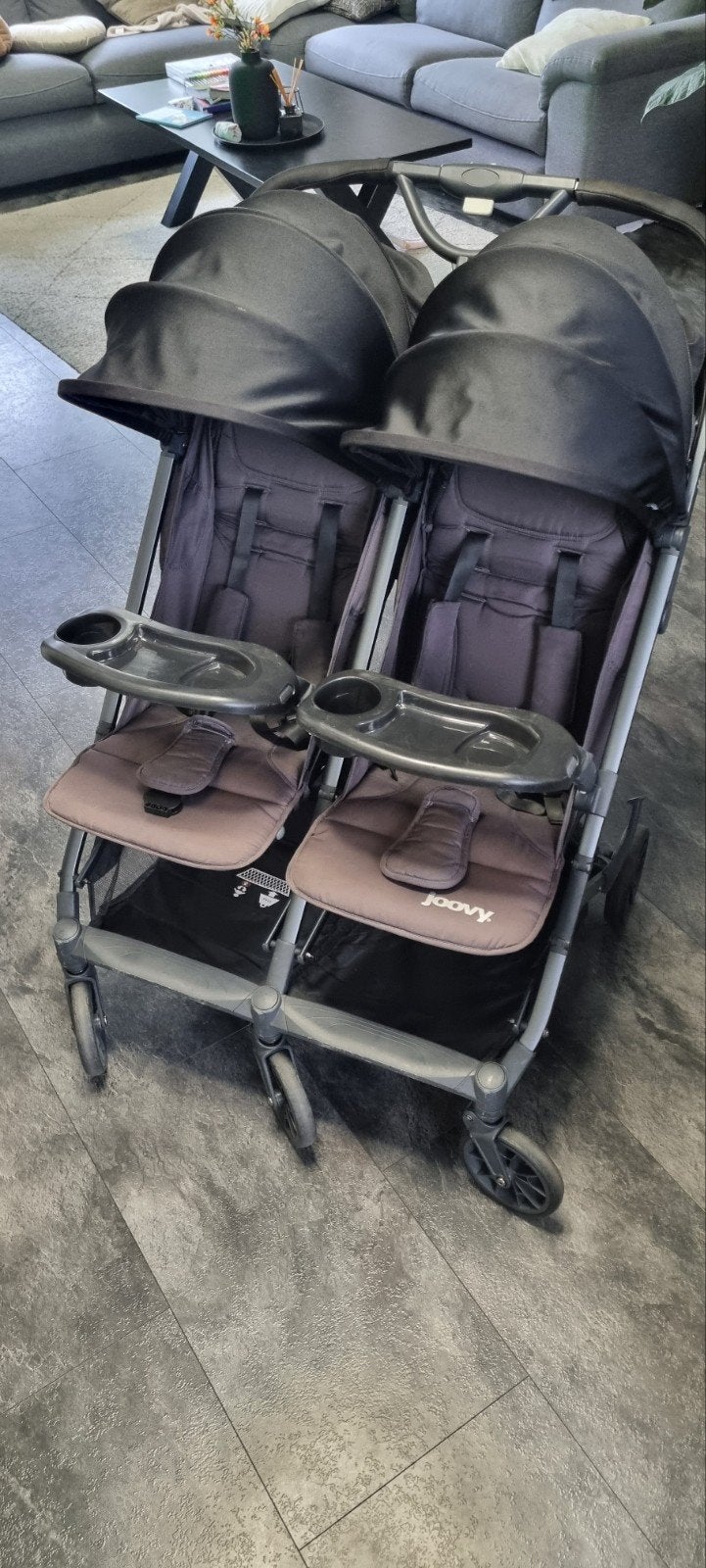 Joovy Kooper x2 dubbele kinderwagen - nette staat, Gebruikt, Duowagen, Ophalen, Kinderwagen