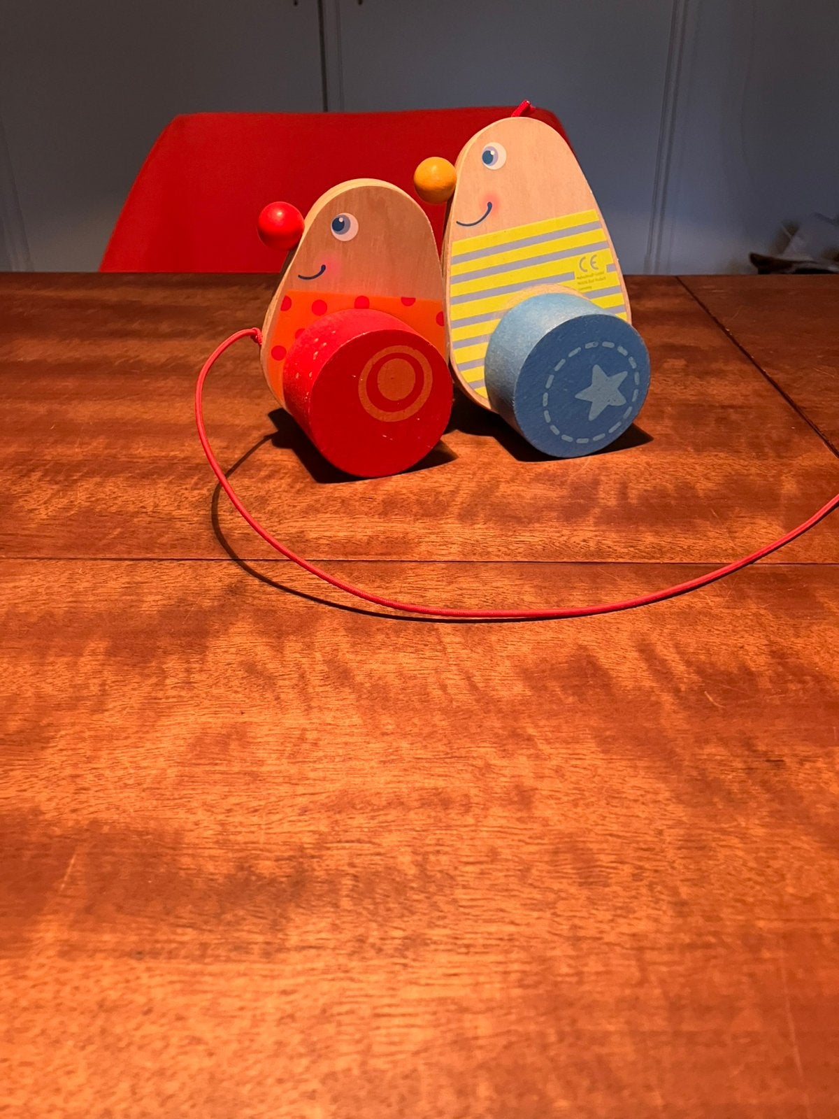 HABA houten trekfiguur waggel vriendjes, Ophalen of Verzenden, Gebruikt