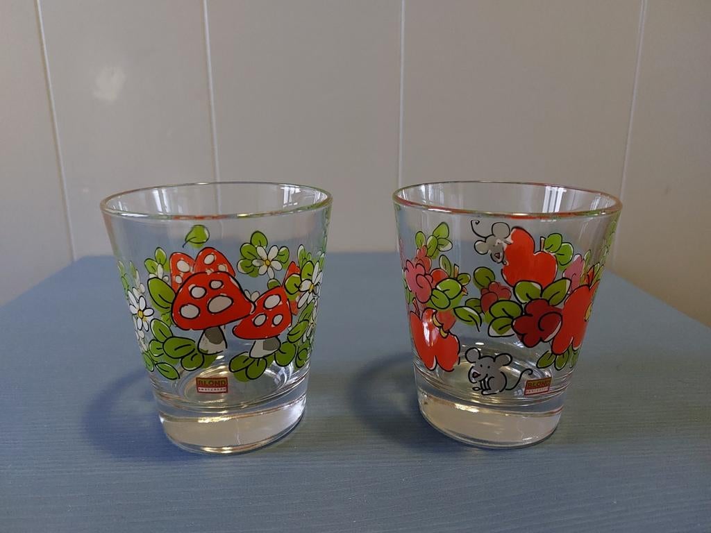 Blond Amsterdam limonadeglazen Efteling Zgan, Glas of Glazen, Blond Amsterdam, Ophalen of Verzenden, Glas