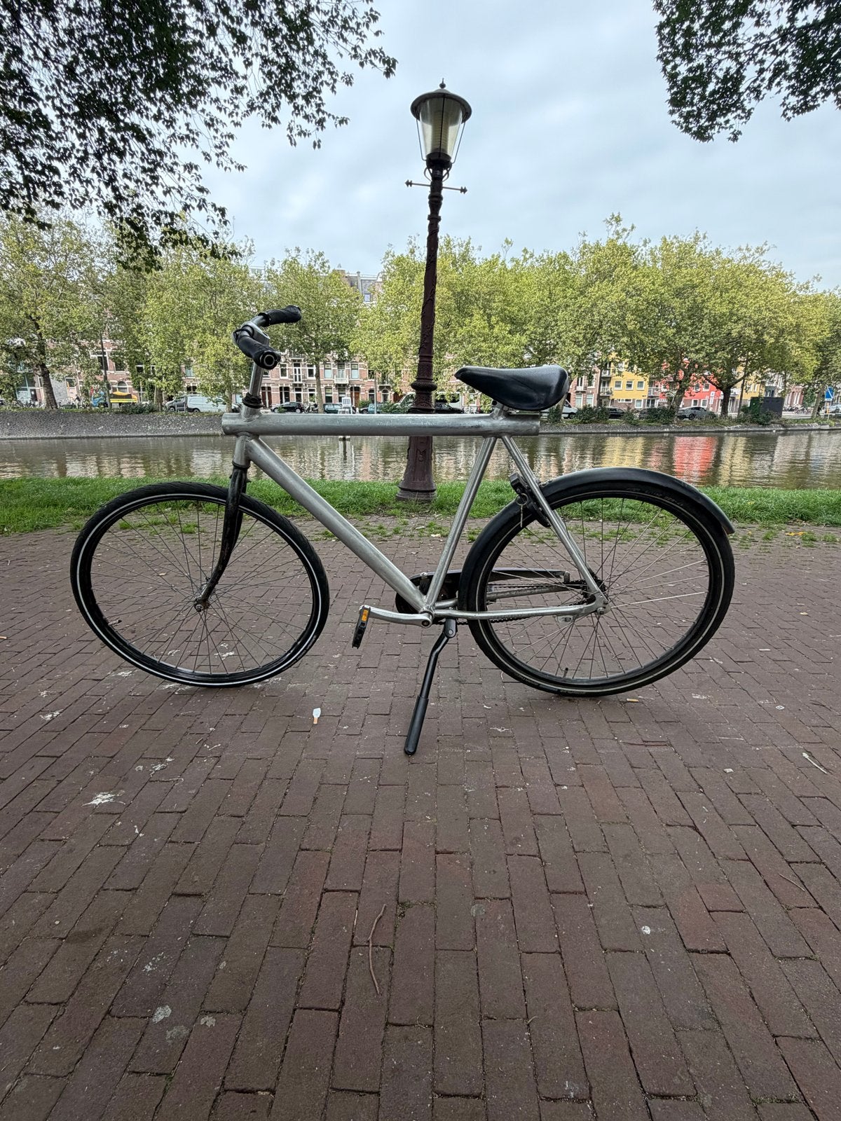 VanMoof Silver - Brooks zadel, Fietsen en Brommers, Overige merken, Gebruikt, Velgrem, Ophalen of Verzenden