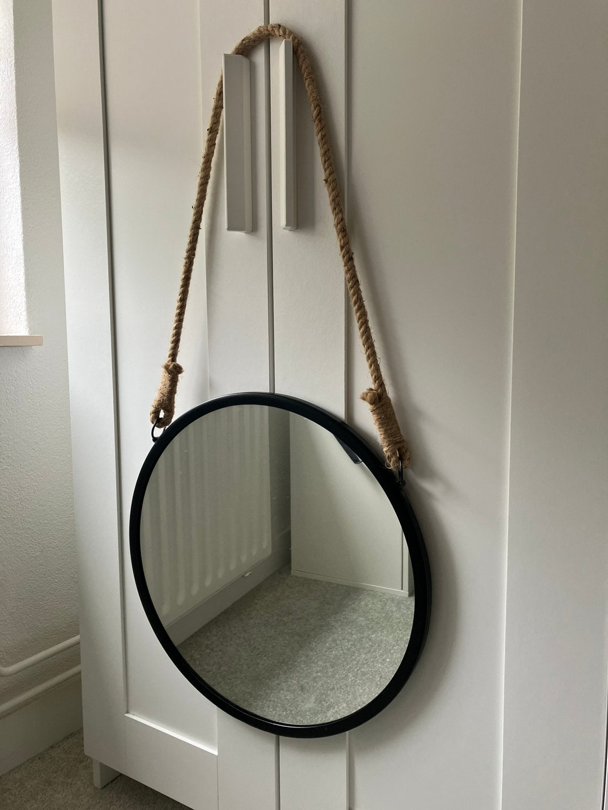 Spiegel, Huis en Inrichting, Woonaccessoires | Spiegels, Ophalen, Minder dan 50 cm, Gebruikt, Rond
