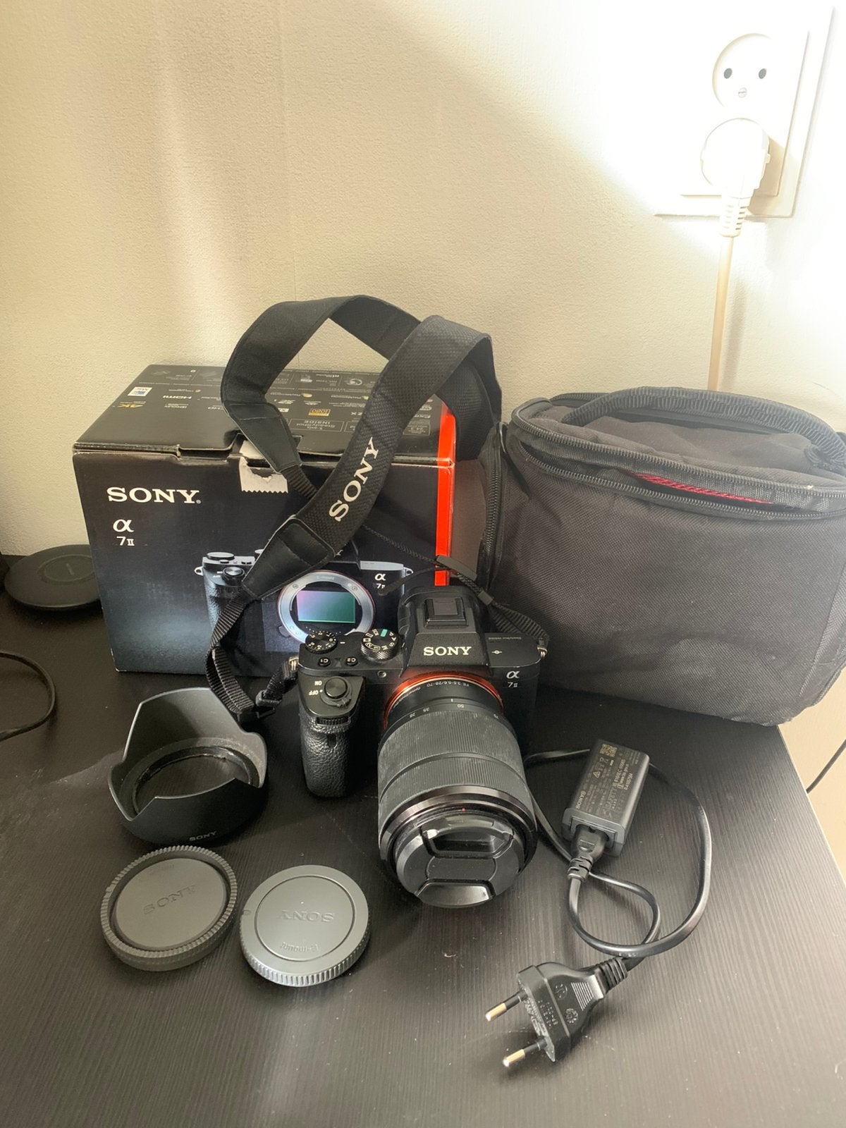 Sony A7II camera met Sony FE 28-70mm f3.5-5.6 lens, Audio, Tv en Foto, Bodydop, Ophalen of Verzenden, Zo goed als nieuw, Sony
