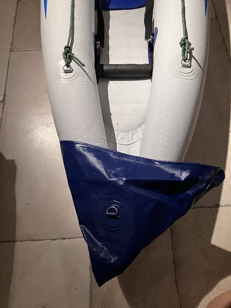 Complete opblaasbare Navigator/Pathfinder rubber kano, Watersport en Boten, Kano's, Ophalen, Kajak, Twee personen, Gebruikt