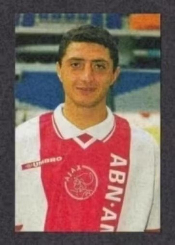Voetbalkaart Ajax Amsterdam Shota Arveladze., Ophalen of Verzenden, 1980 tot heden, Ongelopen, Sport en Spel