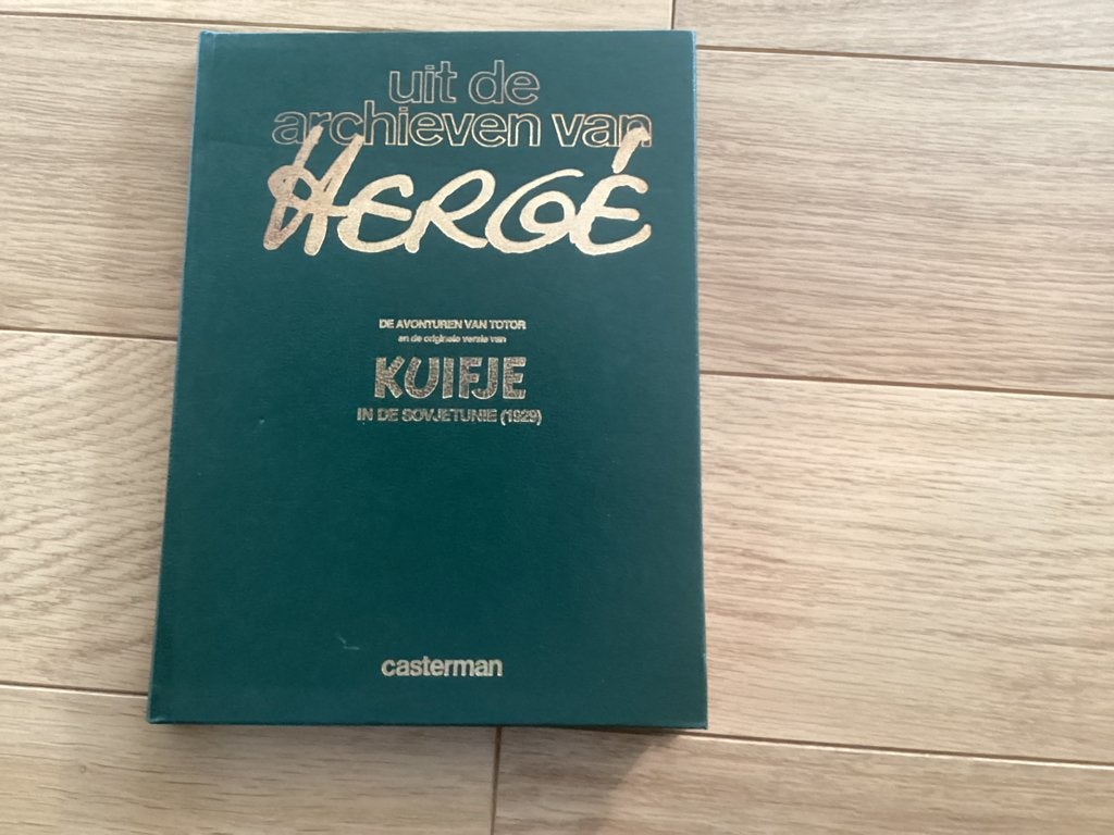 De avonturen van Totor + Kuifje in de Sovjetunie (groenleer), Eén stripboek, Ophalen of Verzenden, Zo goed als nieuw