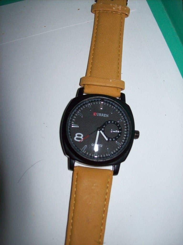 Horloge Bruin Zwart tinten Fraai Mooi model, Sieraden, Tassen en Uiterlijk, Overige Accessoires, Verzenden, Nieuw