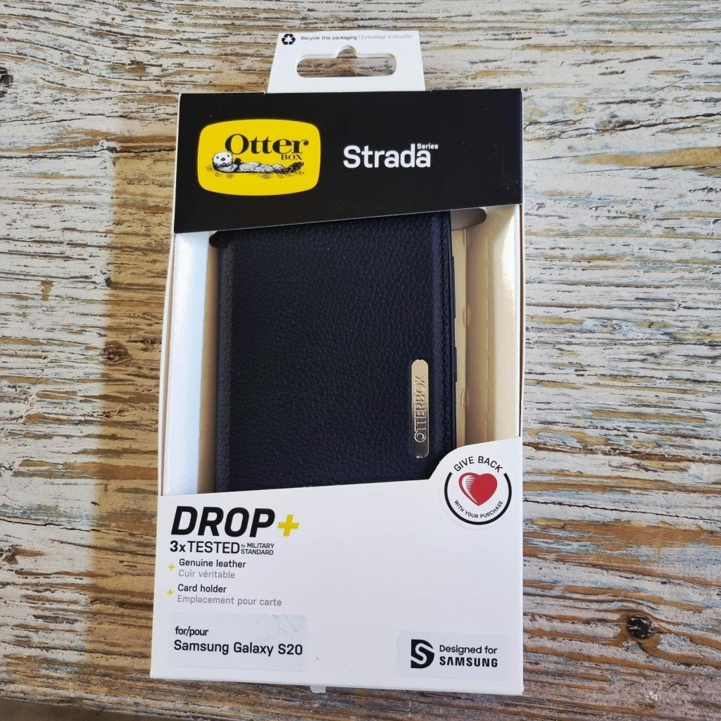 NIEUW - OtterBox Strada voor Samsung Galaxy S20 - Zwart, Ophalen of Verzenden, Nieuw, Overige modellen, Hoesje of Tasje